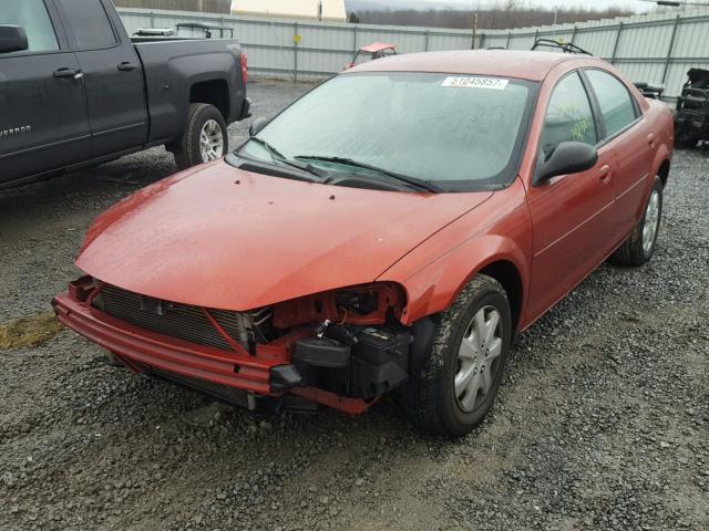 1B3EL46X86N245988 - 2006 DODGE STRATUS SX RED photo 2