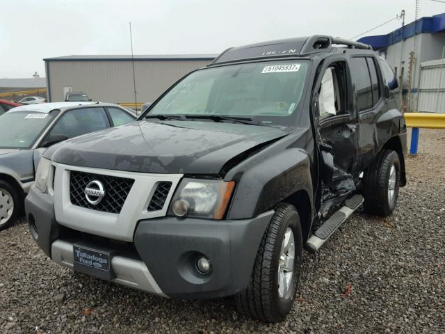 5N1AN0NU8AC526101 - 2010 NISSAN XTERRA OFF BLACK photo 2