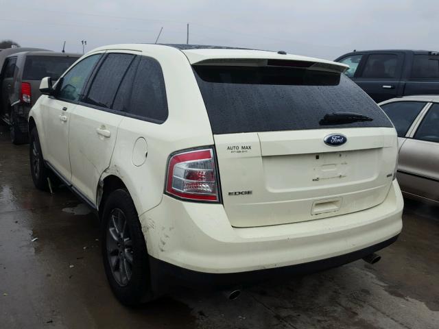 2FMDK38C88BA08056 - 2008 FORD EDGE SEL BEIGE photo 3