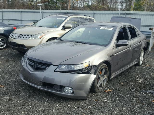 19UUA76557A012984 - 2007 ACURA TL TYPE S GRAY photo 2