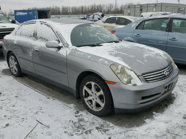 JNKCV51F94M702989 - 2004 INFINITI G35 GRAY photo 1