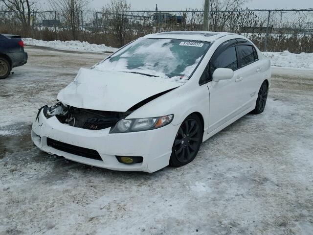 2HGFA5E59BH200299 - 2011 HONDA CIVIC SI WHITE photo 2