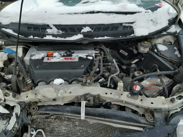 2HGFA5E59BH200299 - 2011 HONDA CIVIC SI WHITE photo 7