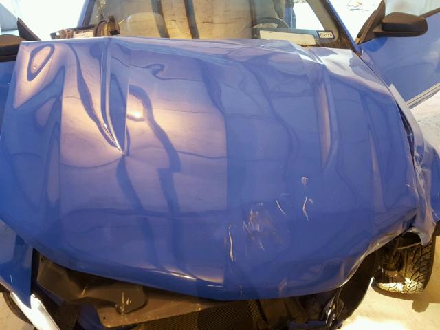 1ZVBP8AN3A5163501 - 2010 FORD MUSTANG BLUE photo 7