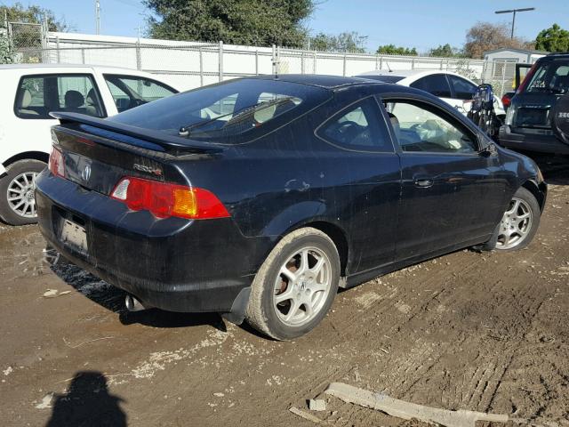 JH4DC53072C024782 - 2002 ACURA RSX TYPE-S BLACK photo 4