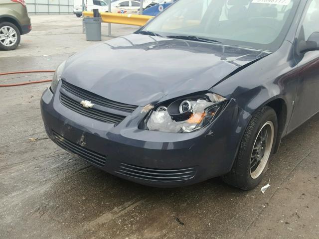 1G1AL58F187257519 - 2008 CHEVROLET COBALT LT GRAY photo 9