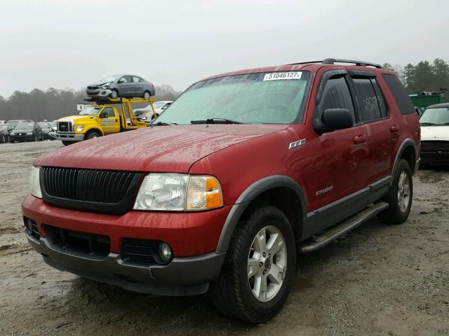 1FMZU63K44UB29753 - 2004 FORD EXPLORER X MAROON photo 2