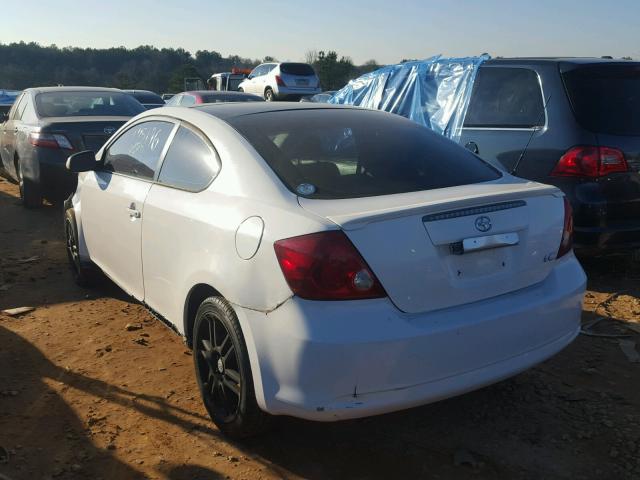 JTKDE167670220369 - 2007 TOYOTA SCION TC WHITE photo 3