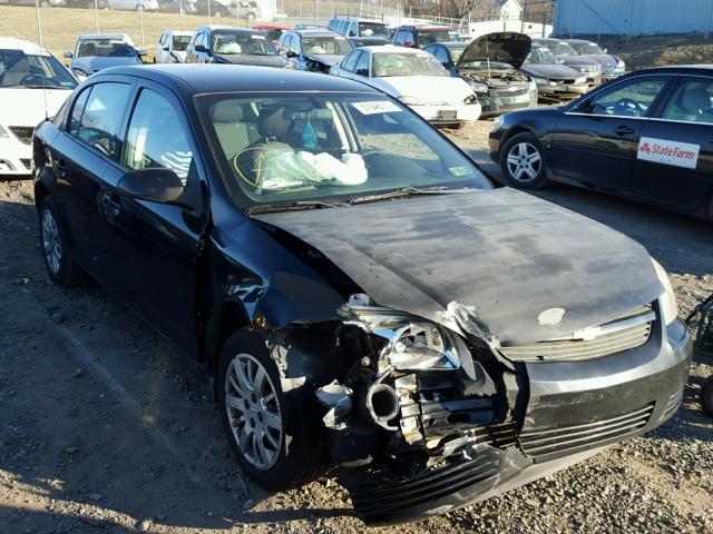 1G1AT58H197112662 - 2009 CHEVROLET COBALT LT BLACK photo 1