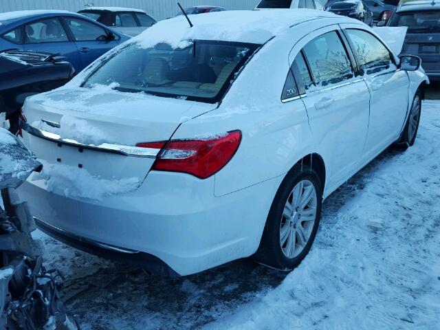 1C3CCBBG1CN329165 - 2012 CHRYSLER 200 TOURIN WHITE photo 4