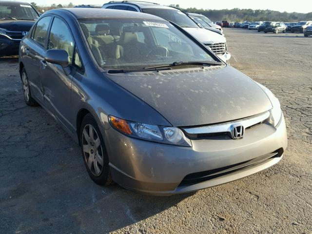 1HGFA16527L134423 - 2007 HONDA CIVIC LX GRAY photo 1