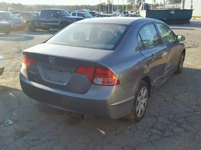 1HGFA16527L134423 - 2007 HONDA CIVIC LX GRAY photo 4