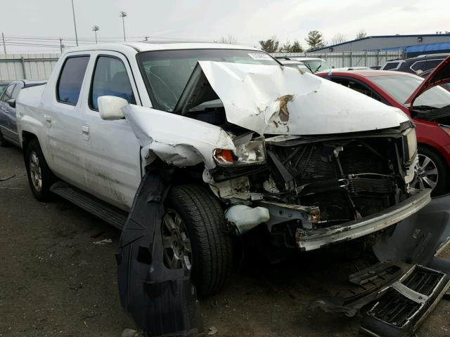 2HJYK16538H511663 - 2008 HONDA RIDGELINE WHITE photo 1