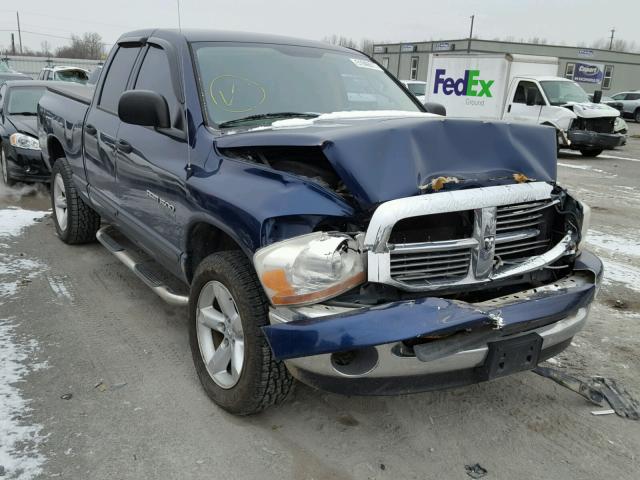 1D7HU18NX6J224561 - 2006 DODGE RAM 1500 S BLUE photo 1