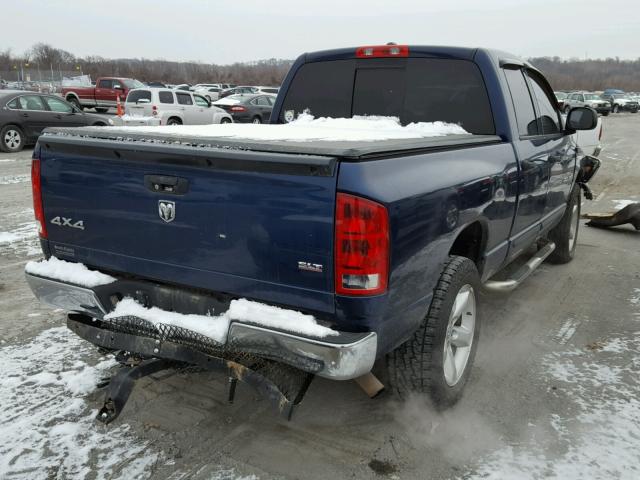 1D7HU18NX6J224561 - 2006 DODGE RAM 1500 S BLUE photo 4