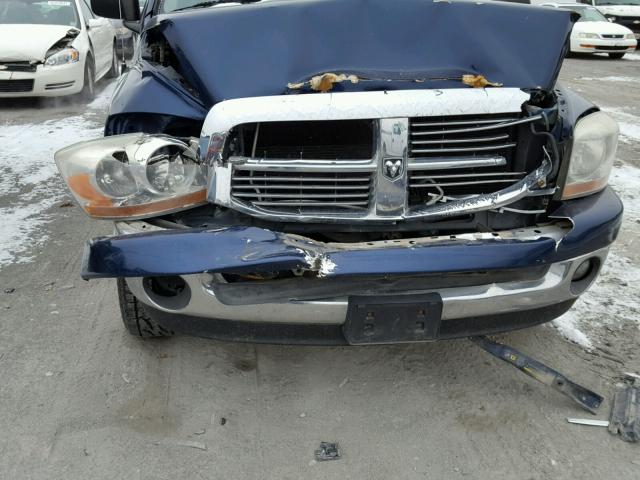 1D7HU18NX6J224561 - 2006 DODGE RAM 1500 S BLUE photo 9