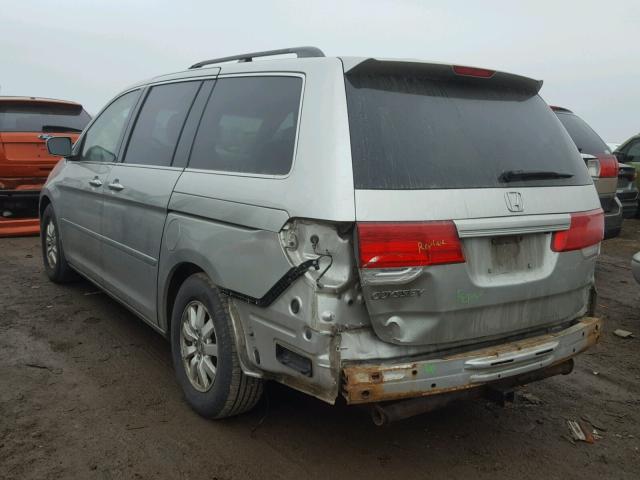 5FNRL38688B418263 - 2008 HONDA ODYSSEY EX SILVER photo 3