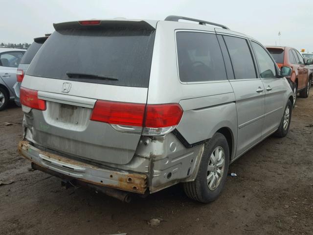 5FNRL38688B418263 - 2008 HONDA ODYSSEY EX SILVER photo 4