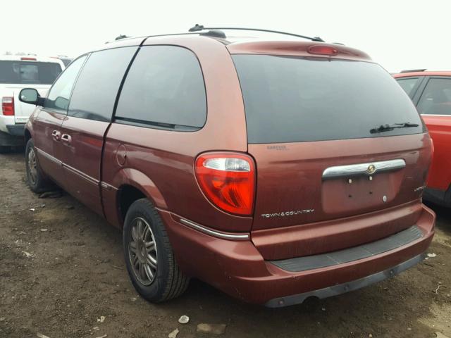 2A8GP64L97R195638 - 2007 CHRYSLER TOWN & COU BURGUNDY photo 3