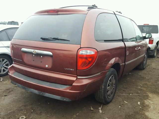 2A8GP64L97R195638 - 2007 CHRYSLER TOWN & COU BURGUNDY photo 4