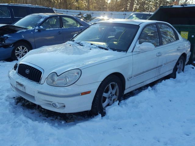 KMHWF35H65A138535 - 2005 HYUNDAI SONATA GLS WHITE photo 2