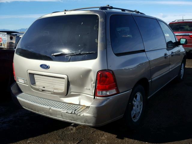 2FMZA52214BB21068 - 2004 FORD FREESTAR S GOLD photo 4