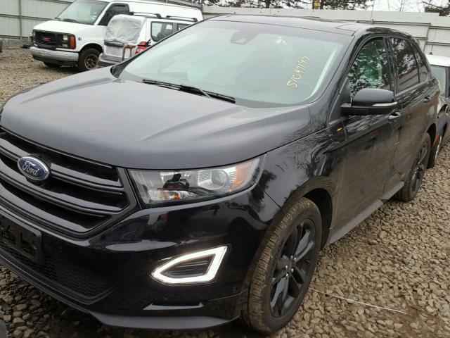 2FMPK4AP2GBC33328 - 2016 FORD EDGE SPORT BLACK photo 2