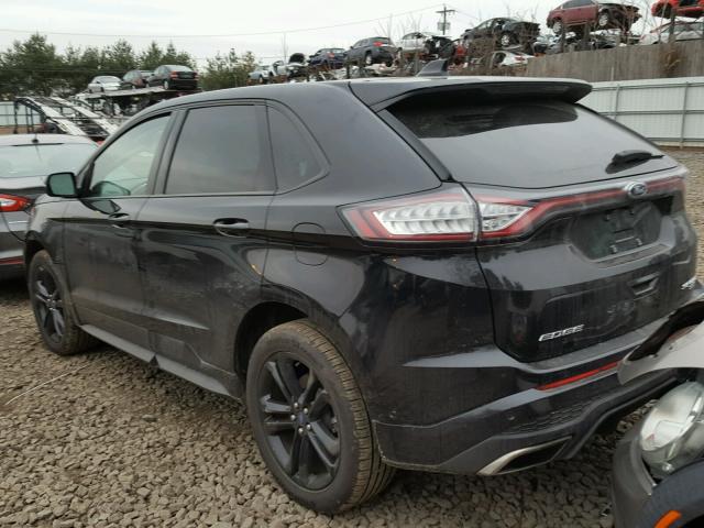 2FMPK4AP2GBC33328 - 2016 FORD EDGE SPORT BLACK photo 3