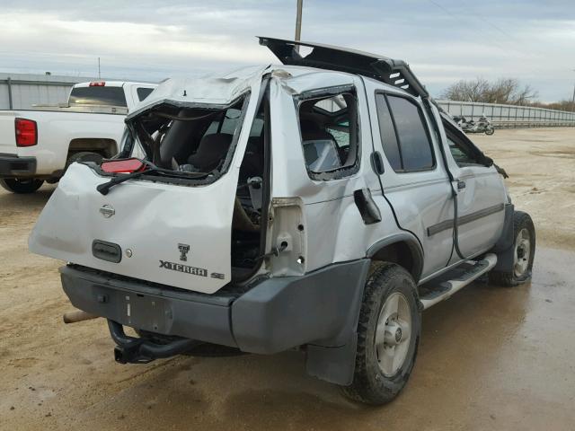 5N1ED28Y71C561226 - 2001 NISSAN XTERRA XE SILVER photo 4