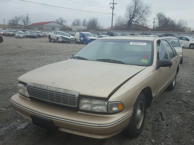 1G1BL52W8SR105567 - 1995 CHEVROLET CAPRICE CL 金色 照片 2