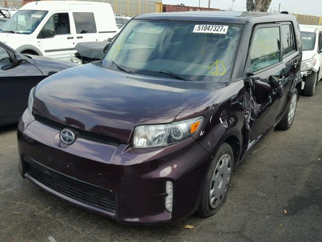 JTLZE4FE2FJ072909 - 2015 TOYOTA SCION XB MAROON photo 2