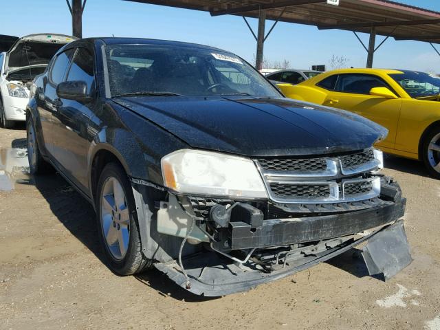 1B3BD2FG3BN583829 - 2011 DODGE AVENGER LU BLACK photo 1