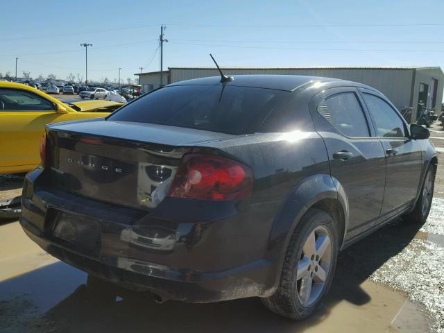 1B3BD2FG3BN583829 - 2011 DODGE AVENGER LU BLACK photo 4