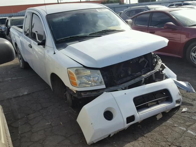 1N6AA06B44N535168 - 2004 NISSAN TITAN XE WHITE photo 1