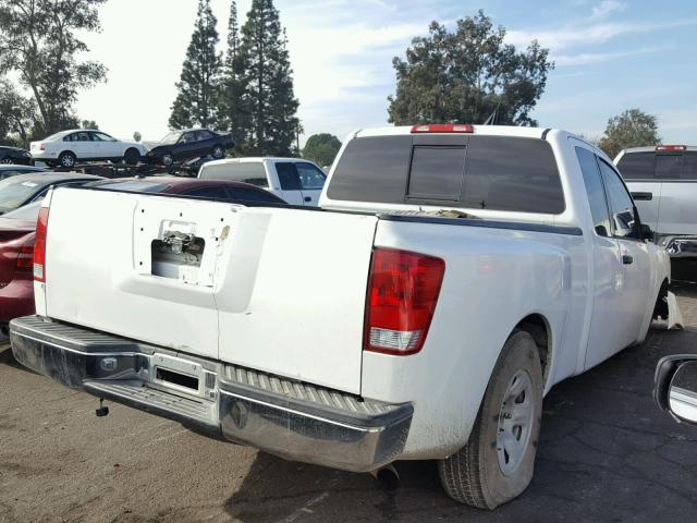 1N6AA06B44N535168 - 2004 NISSAN TITAN XE WHITE photo 4