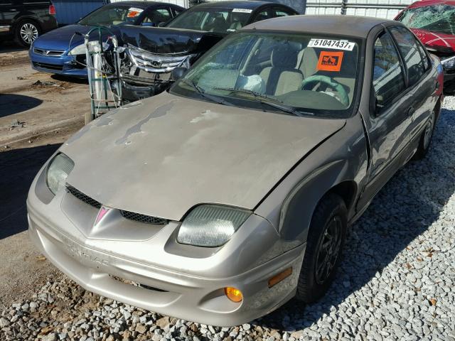 1G2JB524927338328 - 2002 PONTIAC SUNFIRE SE TAN photo 2