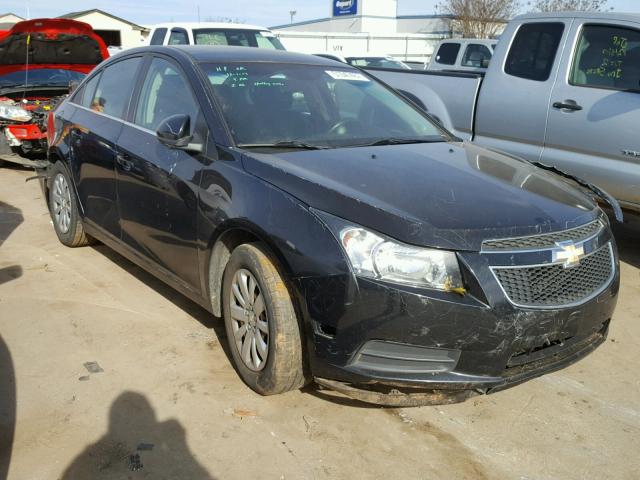 1G1PF5S99B7167921 - 2011 CHEVROLET CRUZE LT BLACK photo 1