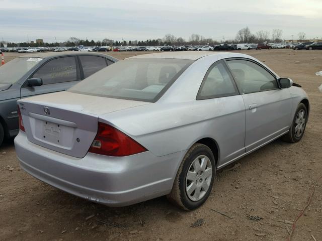 1HGEM22951L081886 - 2001 HONDA CIVIC SI SILVER photo 4