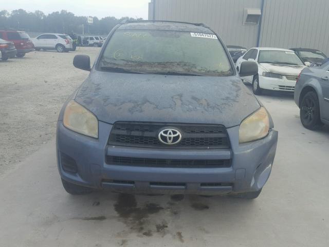 2T3ZF4DV6AW022715 - 2010 TOYOTA RAV4 BLUE photo 9