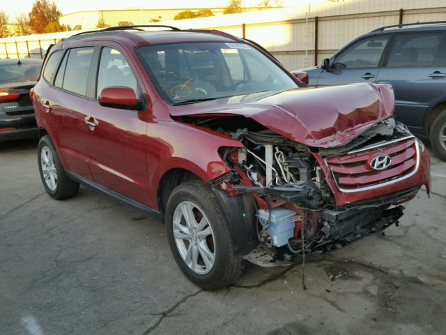 5XYZKDAG2BG052098 - 2011 HYUNDAI SANTA FE L RED photo 1