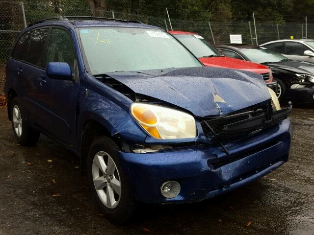 JTEHD20V556025880 - 2005 TOYOTA RAV4 BLUE photo 1