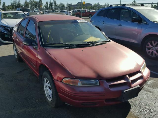 1B3EJ46X1YN137320 - 2000 DODGE STRATUS SE RED photo 1