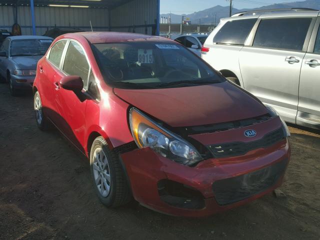 KNADM5A3XF6460216 - 2015 KIA RIO LX Կարմիր լուսանկար 1
