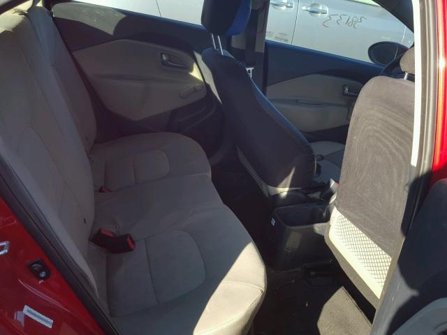 KNADM5A3XF6460216 - 2015 KIA RIO LX Կարմիր լուսանկար 6