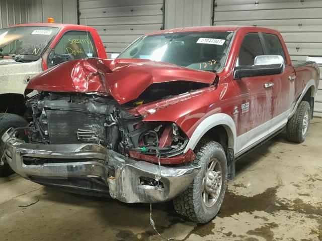 3C6UD5FL9CG250347 - 2012 DODGE RAM 2500 L RED photo 2