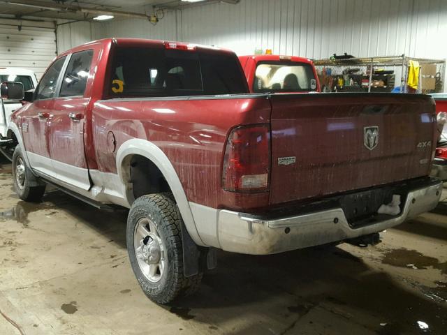 3C6UD5FL9CG250347 - 2012 DODGE RAM 2500 L RED photo 3