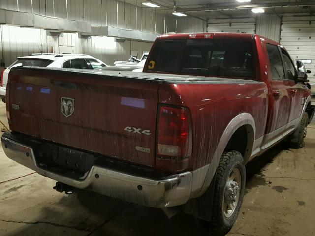 3C6UD5FL9CG250347 - 2012 DODGE RAM 2500 L RED photo 4