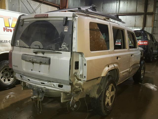 1J4RG4GK7AC137528 - 2010 JEEP COMMANDER SILVER photo 4