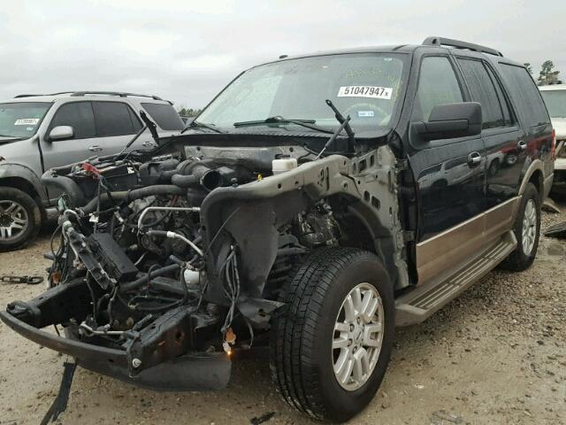 1FMJU1H57EEF21558 - 2014 FORD EXPEDITION BLACK photo 2