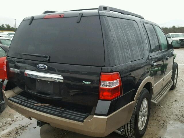 1FMJU1H57EEF21558 - 2014 FORD EXPEDITION BLACK photo 4